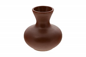 Ваза для цветов керамическая ELGAVA Brown 90 мм 