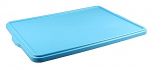 Крышка для лотка для теста 665х440х28 мм голубой Restola 