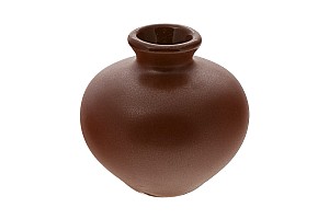Ваза для цветов керамическая ELGAVA Brown 65 мм 