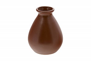 Ваза для цветов керамическая ELGAVA Brown 110 мм 