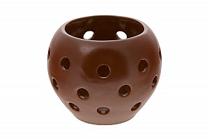 Подсвечник керамический ELGAVA Brown 120 мм 