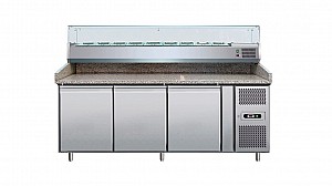Холодильный стол для пиццы COOLEQ PZ2610TN-VRX380