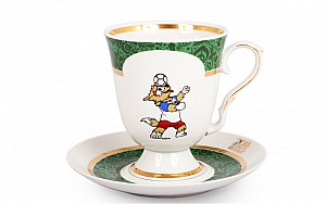 Чашка чайная с блюдцем 600 мл ФИФА