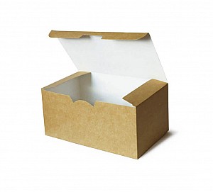 Коробка на вынос 115*75*45  Крафт 400 шт/уп