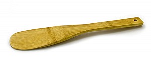 Лопатка кулинарная бамбуковая овальная 110 мм [FJ102]