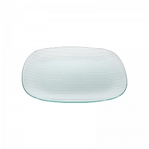 Тарелка квадратная с округлыми краями «Corone Aqua» 350 мм