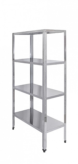 Стеллаж кухонный Luxstahl СР-1800х900х500/4 нерж