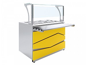 Мармит вторых блюд паровой Luxstahl МВП (С)-1200 Premium (Кл. мкл006.2+цех1670/2)