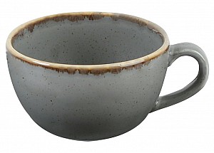 Чашка чайная 340 мл Seasons фарфоровая Темно-серый