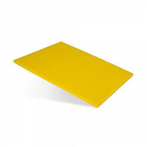 Доска разделочная 400х300х12мм желтый полипропилен